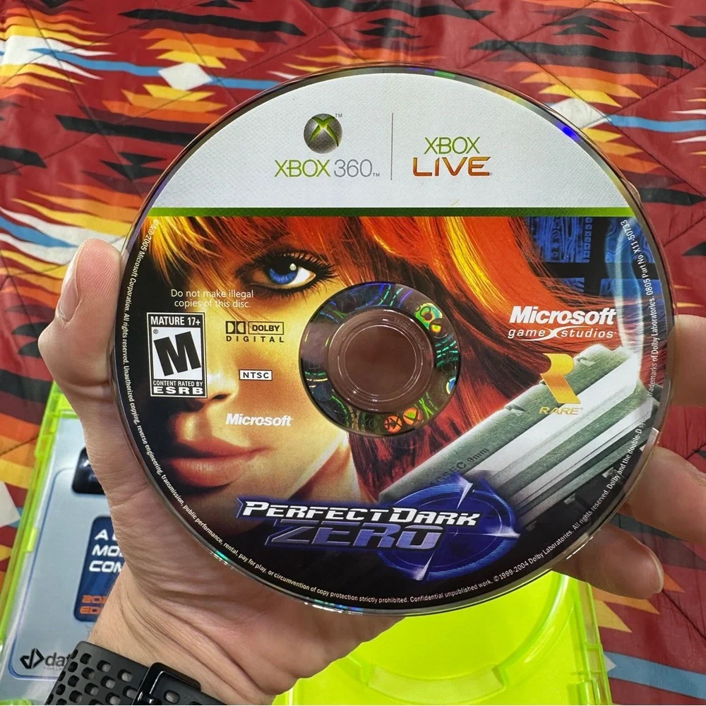 Perfect Dark Zero (Microsoft Xbox 360, 2005) Complete CIB TESTED & WORKING!